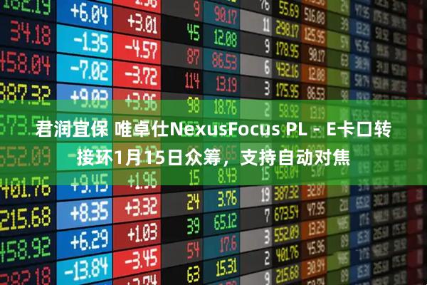 君润宜保 唯卓仕NexusFocus PL - E卡口转接环1月15日众筹，支持自动对焦